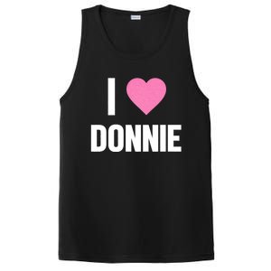 I Love Donnie Heart PosiCharge Competitor Tank