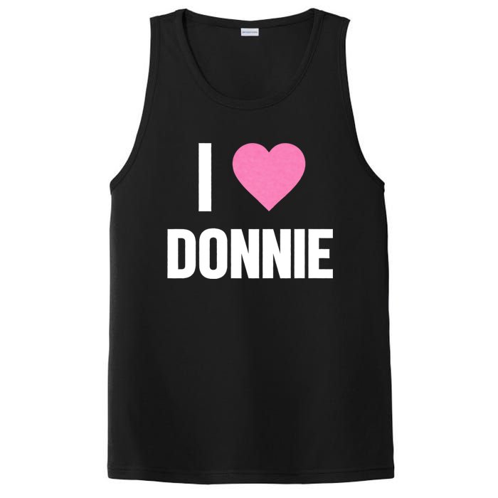 I Love Donnie Heart PosiCharge Competitor Tank