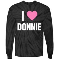 I Love Donnie Heart Tie-Dye Long Sleeve Shirt