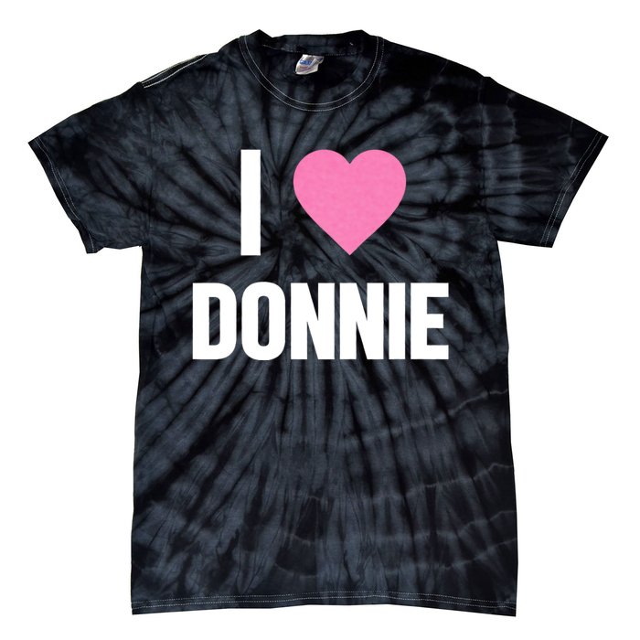 I Love Donnie Heart Tie-Dye T-Shirt