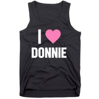 I Love Donnie Heart Tank Top