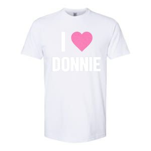 I Love Donnie Heart Softstyle CVC T-Shirt