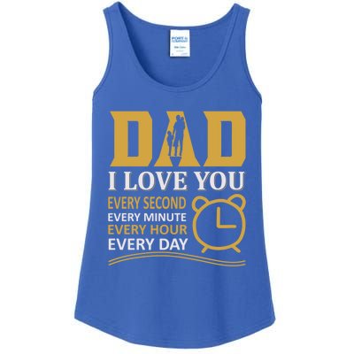 I Love Dad Great Gift Ladies Essential Tank