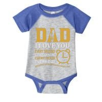 I Love Dad Great Gift Infant Baby Jersey Bodysuit