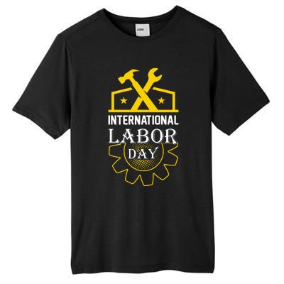 International Labor Day 2024 Celebration Graphic Tall Fusion ChromaSoft Performance T-Shirt