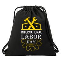 International Labor Day 2024 Celebration Graphic Drawstring Bag