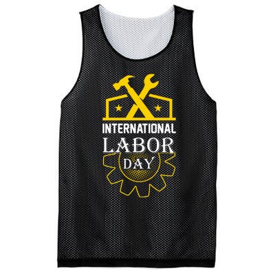 International Labor Day 2024 Celebration Graphic Mesh Reversible Basketball Jersey Tank