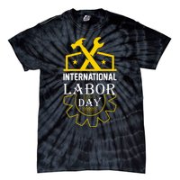 International Labor Day 2024 Celebration Graphic Tie-Dye T-Shirt