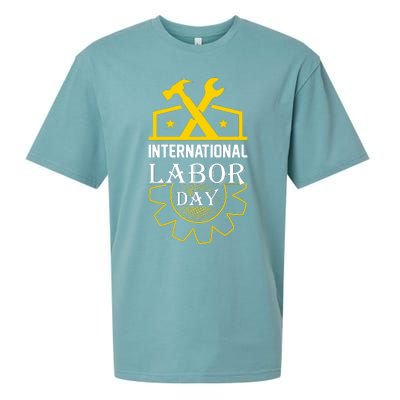 International Labor Day 2024 Celebration Graphic Sueded Cloud Jersey T-Shirt