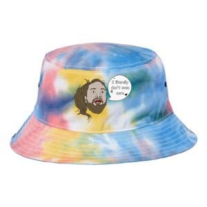 I Literally Don't Even Care Funny Quote Tie Dye Newport Bucket Hat