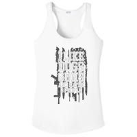 I Like Dogs Guns And Maybe 3 People Funny Usa Gun Lover Ladies PosiCharge Competitor Racerback Tank