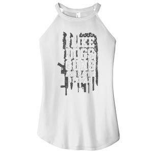 I Like Dogs Guns And Maybe 3 People Funny Usa Gun Lover Women's Perfect Tri Rocker Tank