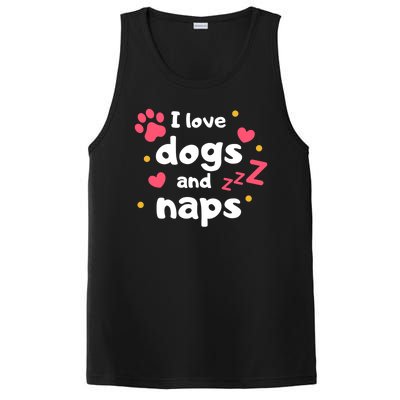 I Love Dogs And Naps PosiCharge Competitor Tank