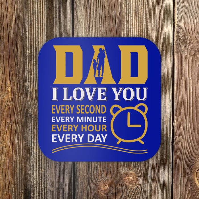 I Love Dad Gift Coaster