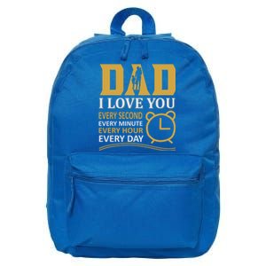 I Love Dad Gift 16 in Basic Backpack