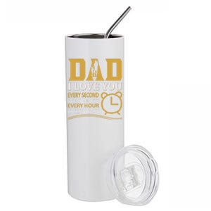 I Love Dad Gift Stainless Steel Tumbler