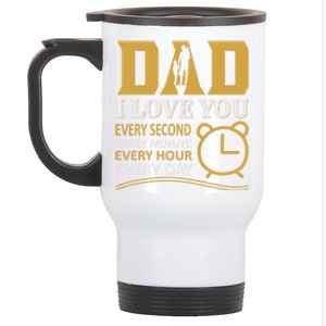 I Love Dad Gift Stainless Steel Travel Mug