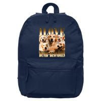 I Love Dumb Blondes Funny Meme Dog Lover 16 in Basic Backpack