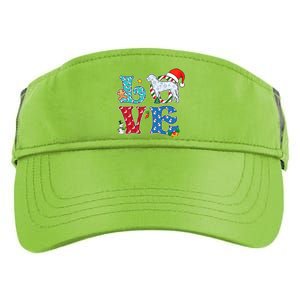 I Love Dog Curlycoated Retriever Christmas Gift Adult Drive Performance Visor