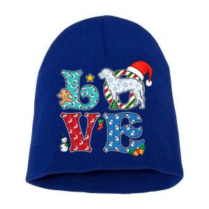 I Love Dog Curlycoated Retriever Christmas Gift Short Acrylic Beanie