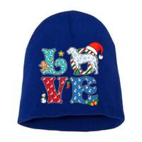 I Love Dog Curlycoated Retriever Christmas Gift Short Acrylic Beanie