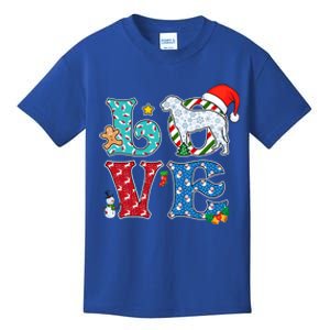 I Love Dog Curlycoated Retriever Christmas Gift Kids T-Shirt