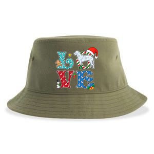 I Love Dog Curlycoated Retriever Christmas Gift Sustainable Bucket Hat