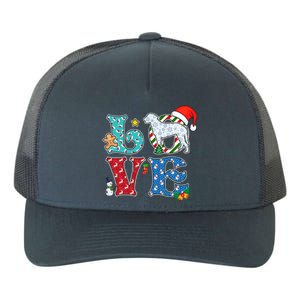 I Love Dog Curlycoated Retriever Christmas Gift Yupoong Adult 5-Panel Trucker Hat