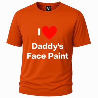 I Love Daddys Face Paint Gift Cooling Performance Crew T-Shirt