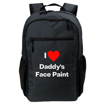 I Love Daddys Face Paint Gift Daily Commute Backpack