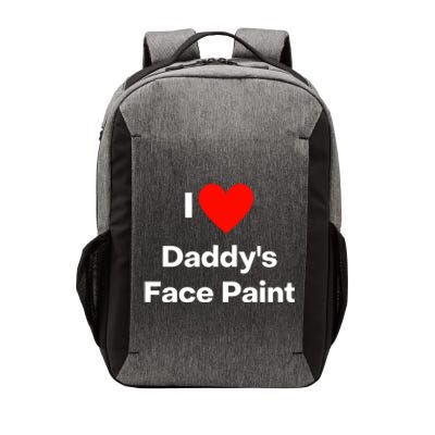 I Love Daddys Face Paint Gift Vector Backpack