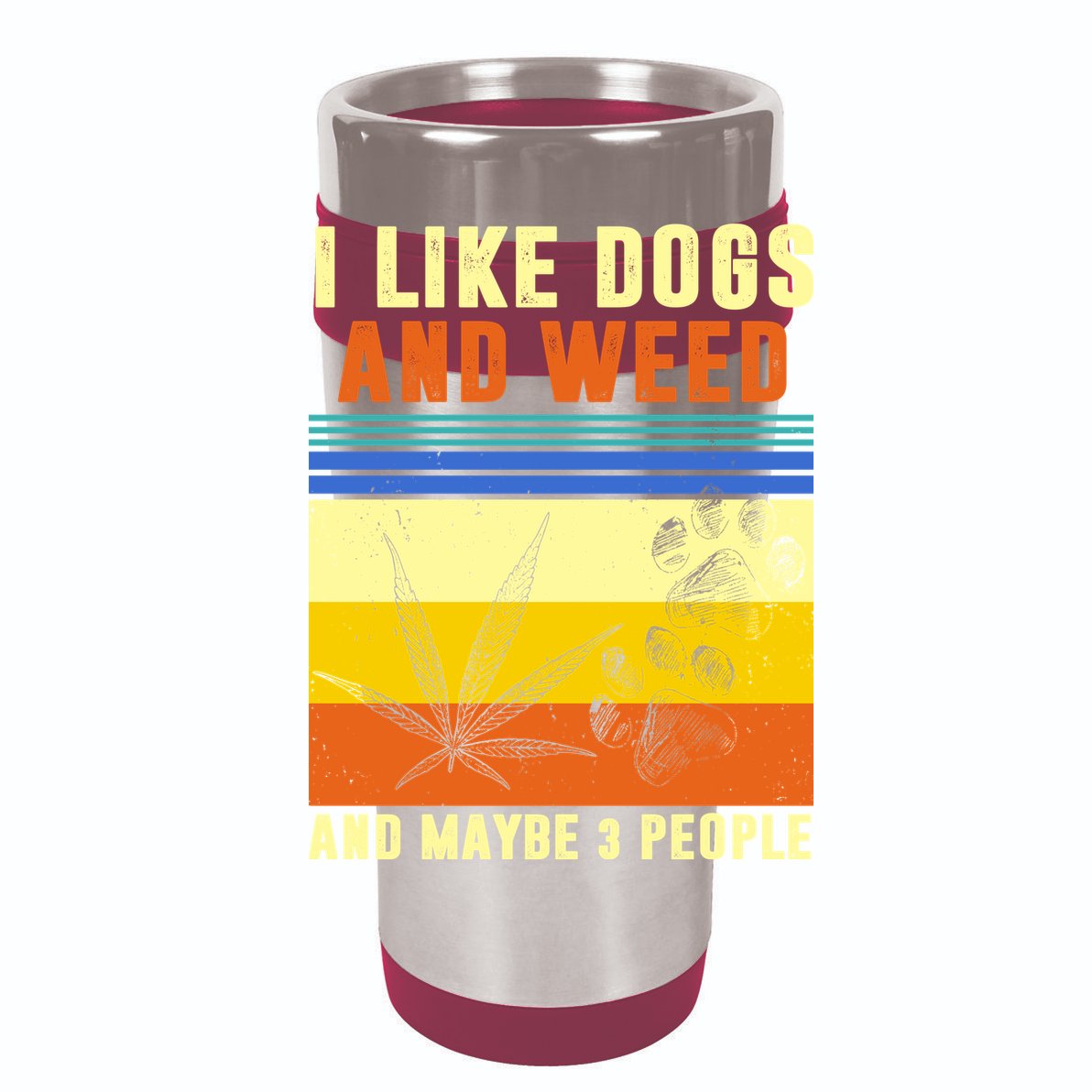 I Like Dogs And Weed And Maybe 3 People Golf Towel
