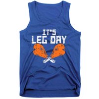 It's Leg Day Turkey Legs Funny Pun Thanksgiving Tank Top