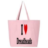 I Love Dreadheads I Heart Dreadheads 25L Jumbo Tote