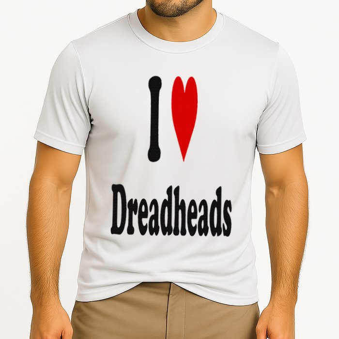 I Love Dreadheads I Heart Dreadheads Cooling Performance Crew T-Shirt