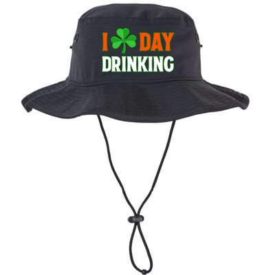 I Love Day Drinking Lucky Irish Shamrock Saint Patrick's Day Bucket Hat