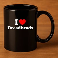 I Love Dreadheads 11oz C Handle Ceramic Mug
