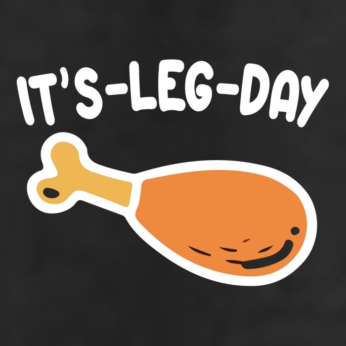 Its Leg Day Funny Thanksgiving Gym 7 Panel Mesh Trucker Snapback Hat