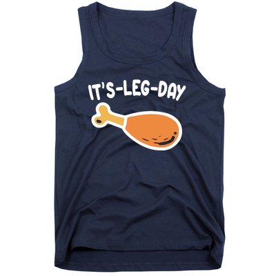 Its Leg Day Funny Thanksgiving Gym Tank Top