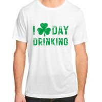 I Love Day Drinking Shamrock Heart Love St PaddyS Day Adult ChromaSoft Performance T-Shirt