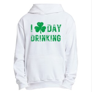 I Love Day Drinking Shamrock Heart Love St PaddyS Day Urban Pullover Hoodie