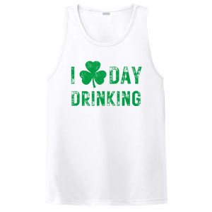 I Love Day Drinking Shamrock Heart Love St PaddyS Day PosiCharge Competitor Tank