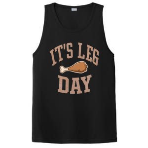 Its Leg Day Turkey Chicken Dinner Feast Food Holiday Gift PosiCharge Competitor Tank