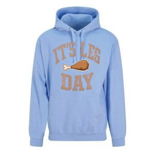 Its Leg Day Turkey Chicken Dinner Feast Food Holiday Gift Unisex Surf Hoodie