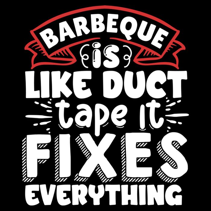 Is Like Duct Tape It Fixes Everything Bbq Gift 7-Panel Snapback Hat