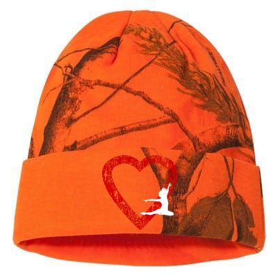 I Love Dance Valentines Day For Girl And Dance Teachers Kati Licensed 12" Camo Beanie