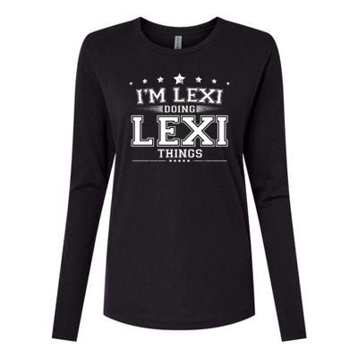 Im Lexi Doing Lexi Things Womens Cotton Relaxed Long Sleeve T-Shirt