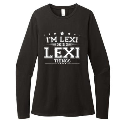 Im Lexi Doing Lexi Things Womens CVC Long Sleeve Shirt