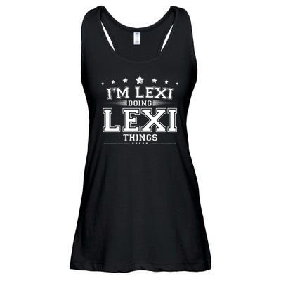 Im Lexi Doing Lexi Things Ladies Essential Flowy Tank