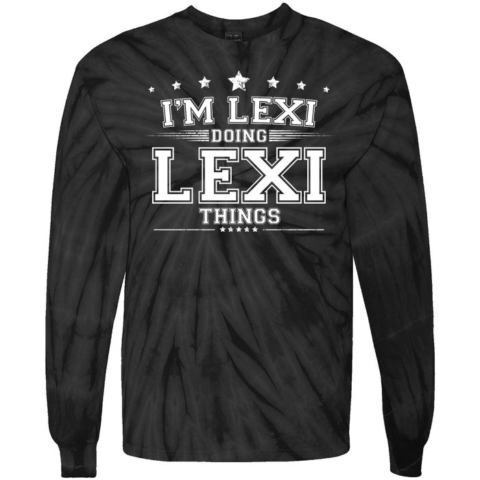 Im Lexi Doing Lexi Things Tie-Dye Long Sleeve Shirt